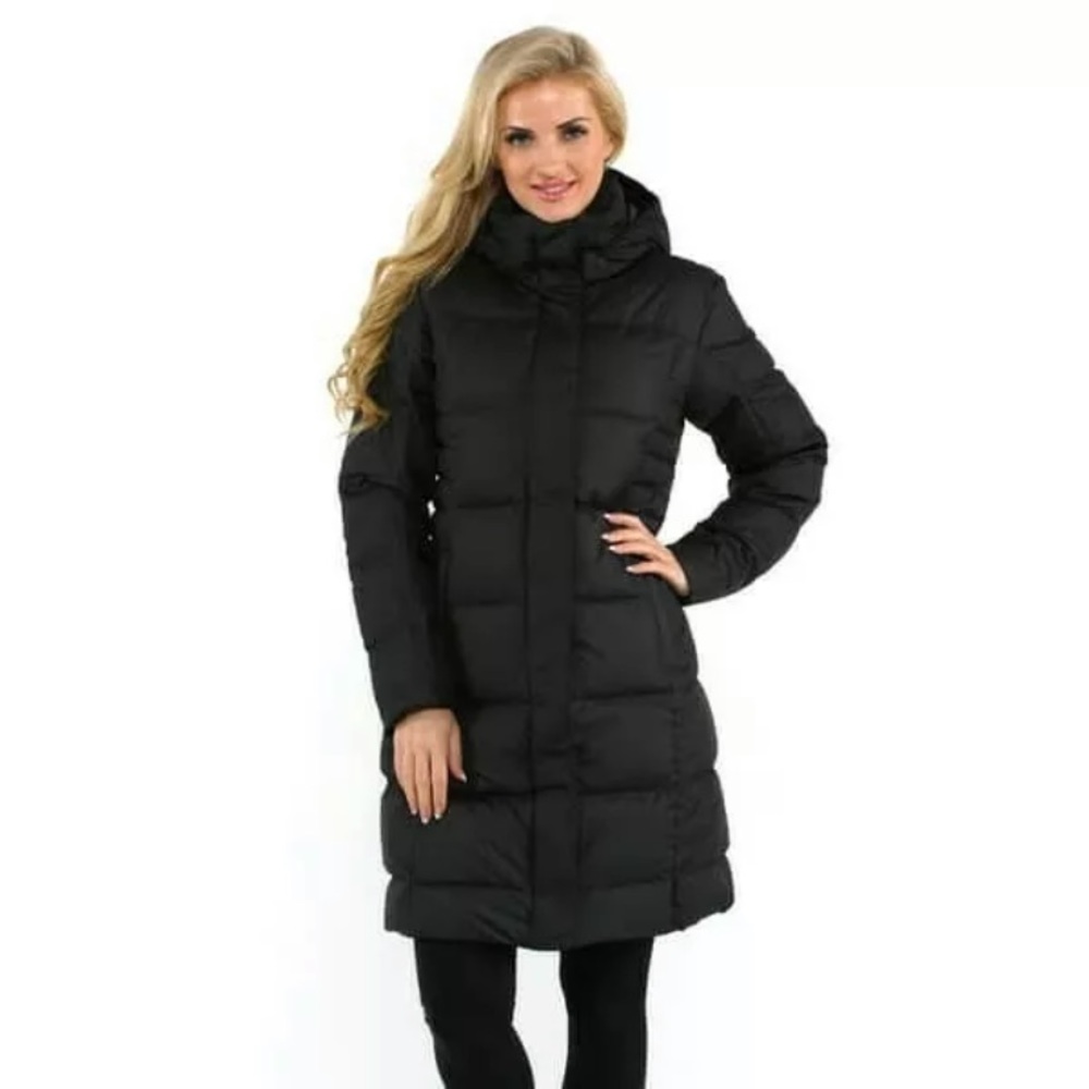 Patagonia Down With It long black down parka